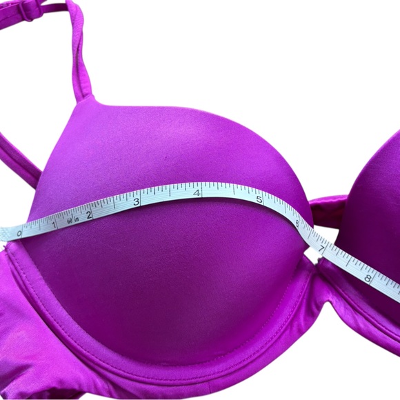 Victoria’s Secret Very Sexy Lightly Lined Plunge Bra Magenta Purple 34B - Picture 5 of 9
